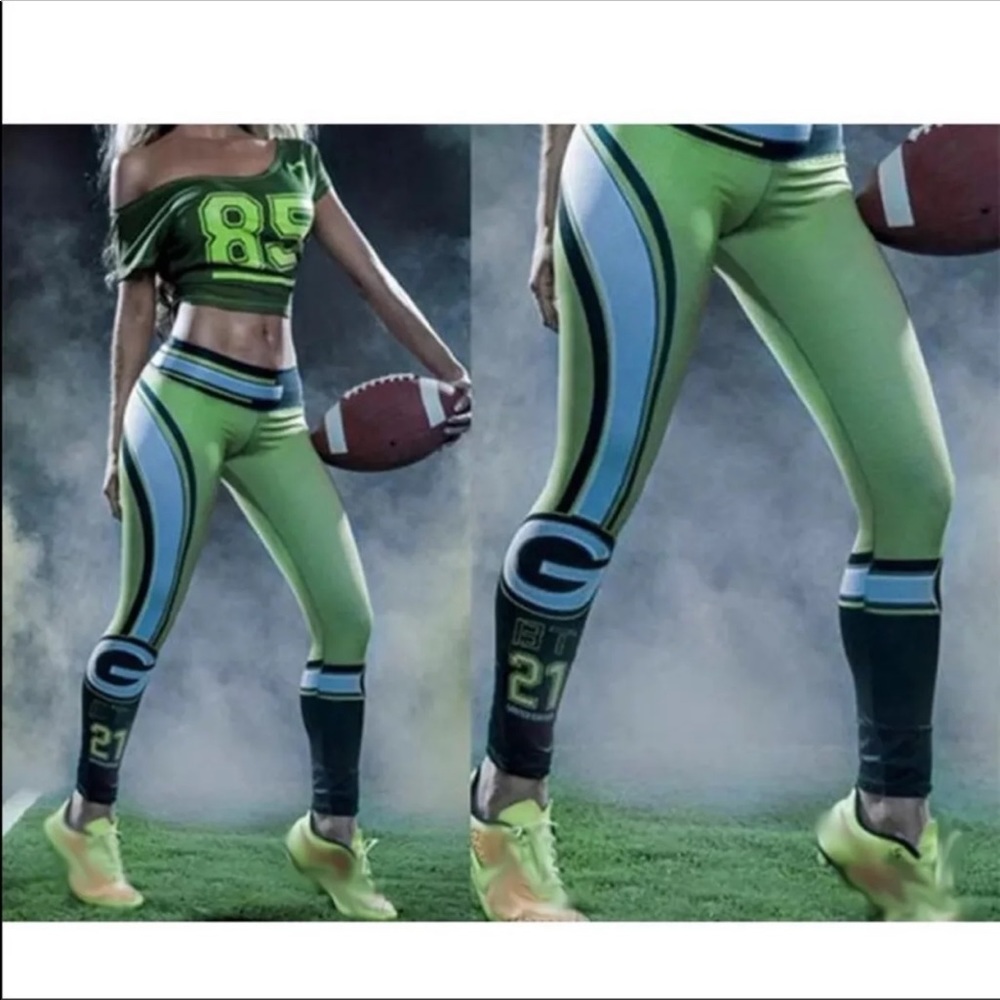Green Bay Packer leggings